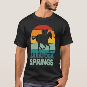 Saratoga Springs New York Toga Horse Racing 3 T-Shirt