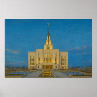 Saratoga Springs Utah Temple Painting™ LDS Poster 