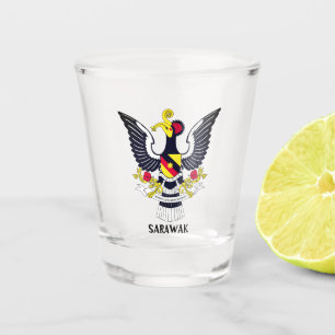 Sarawak Coat of Arms - MALAYSIA Shot Glass