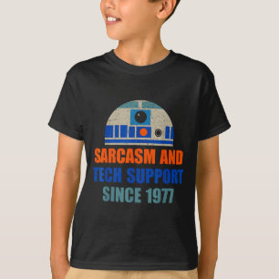 Sarcasm And Tech-suprt Since-1977 Funny Design T-Shirt