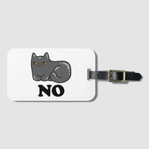 Sarcasm Cat Luggage Tag