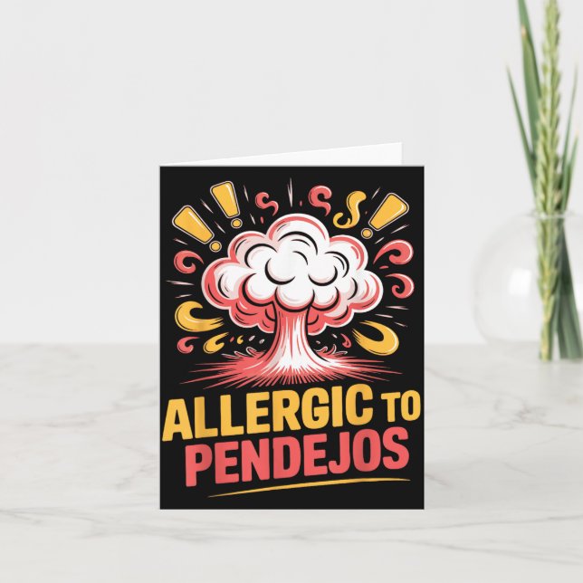 Sarcasm Dark Humour Funny Quotes Sarcastic Mexican Card (Front)