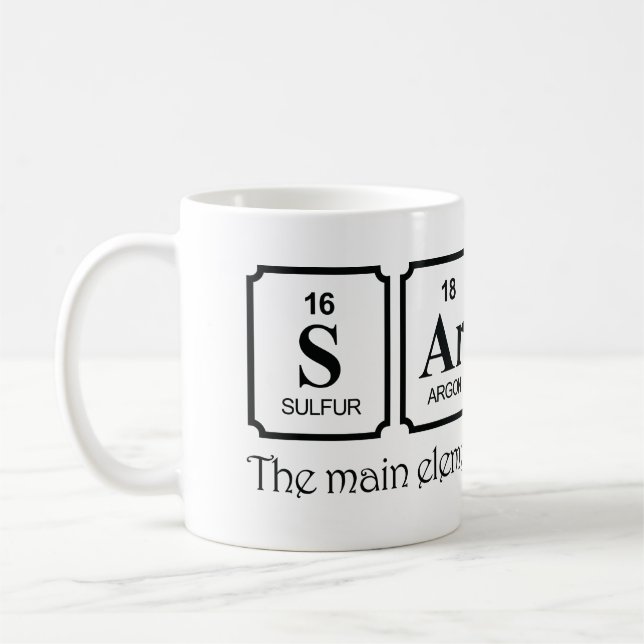 Sarcasm Elements Coffee Mug (Left)
