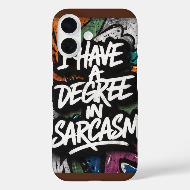 Sarcasm funny quote Case-Mate iPhone case (Back)
