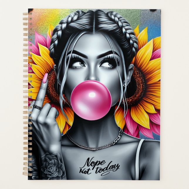 Sarcasm is my love language sassy woman funny sis planner (Front)