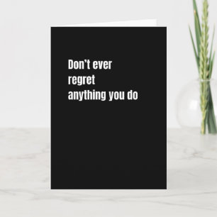 Sarcasm is the way to mock someone with style card
