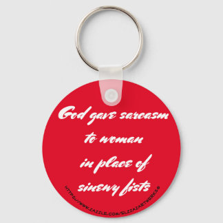 "Sarcasm" Key Ring