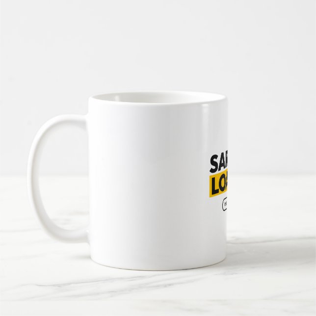 Sarcasm Loading Please Wait Funny Sarcastic Mug (Left)