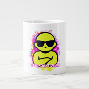 Sarcasm meme large coffee mug