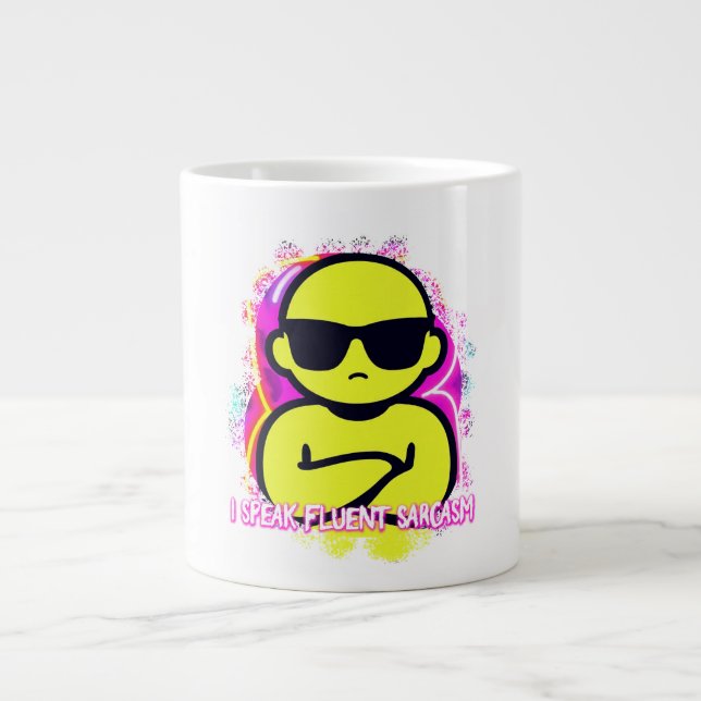 Sarcasm meme large coffee mug (Front)