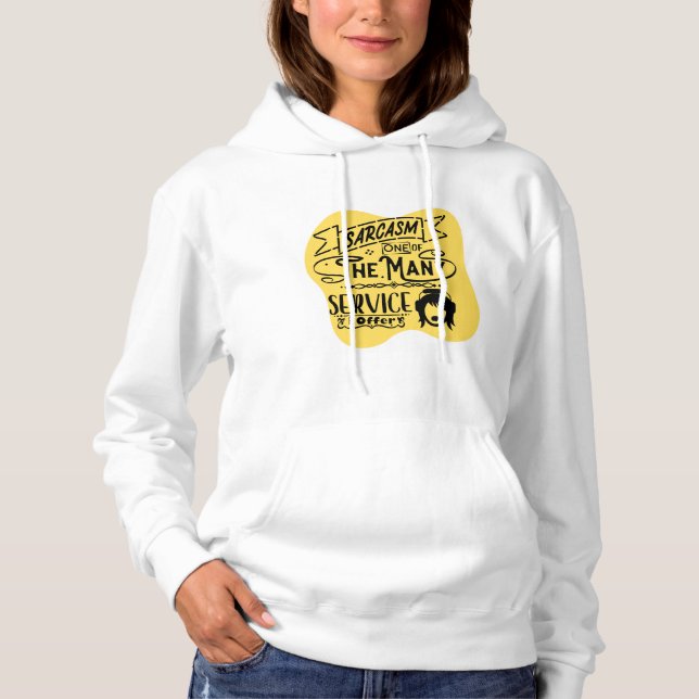 SARCASM QUOTE HOODIE (Front)