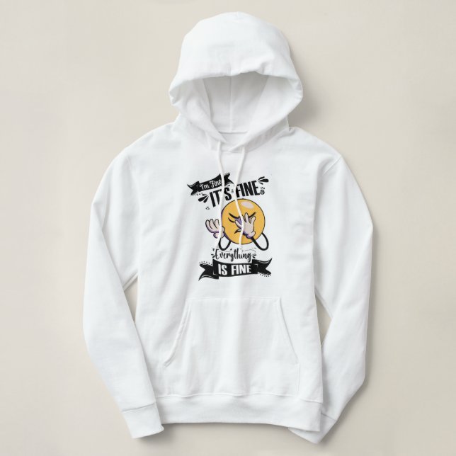 SARCASM QUOTE HOODIE (Design Front)