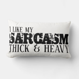 Sarcasm Thick & Heavy Lumbar Cushion