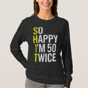 Sarcastic 50 Year Old B Day  50th Birthday Gag Gif T-Shirt