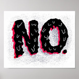 Sarcastic Antisocial Weird No Typography Poster