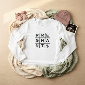 Sarcastic "Ask Me About My Due Date" Funny Tri-Blend Shirt