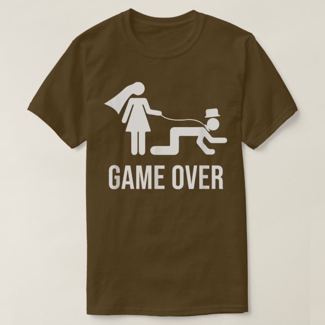 Sarcastic Bachelor Party Groom Groomsmen Bride Wed T-Shirt (Design Front)