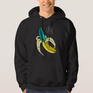 Sarcastic Banana Outfit Illustration Graphic Desig Hoodie
