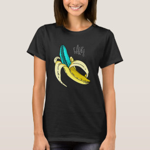 Sarcastic Banana Outfit Illustration Graphic Desig T-Shirt