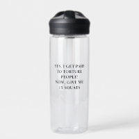 Sarcastic Black Text Personal Trainer Humour