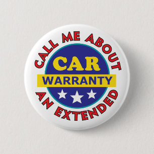 Sarcastic Car Warranty Pin