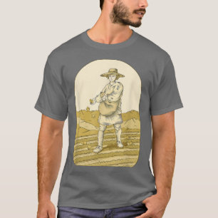 Sarcastic Chicken Farmer Design Drawing Chick Love T-Shirt