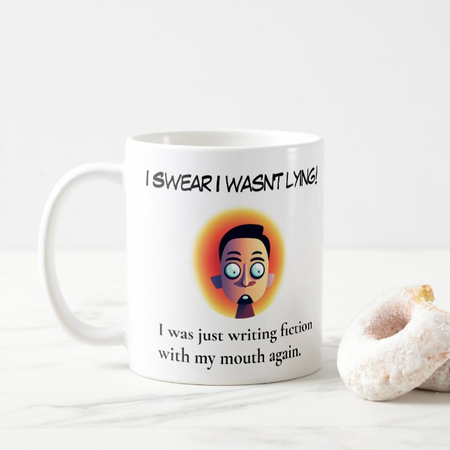 Sarcastic Coffee Mug (With Donut)