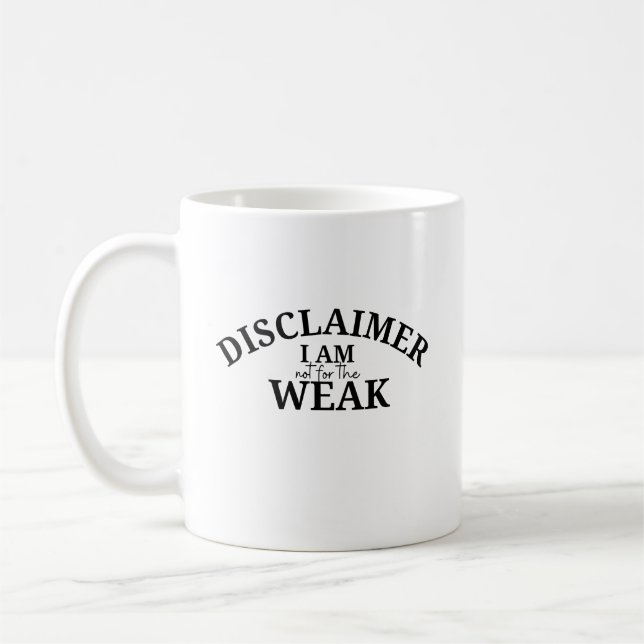 Sarcastic coffee Mug, Personalised hot tea mug (Left)