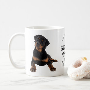 Sarcastic Dog Dad Rescue Mum Puppy Gift Rottweiler Coffee Mug