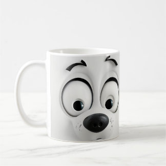 Sarcastic Dog Face 3D Coffee Mug