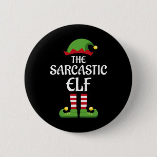 Sarcastic Elf Family Matching Group Christmas  6 Cm Round Badge