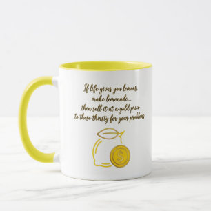 Sarcastic Entrepreneur Gift Sell Your Problems Mug