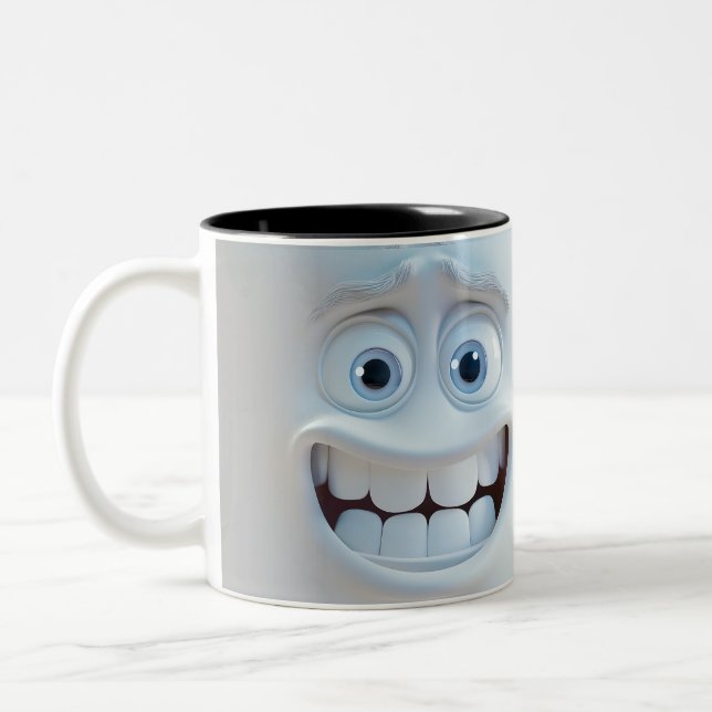 Sarcastic Face 3D Mug (Left)