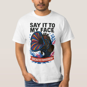 Sarcastic Fringehead Illustration T-Shirt