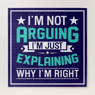 Sarcastic Funny Quote Design Jigsaw Puzzle