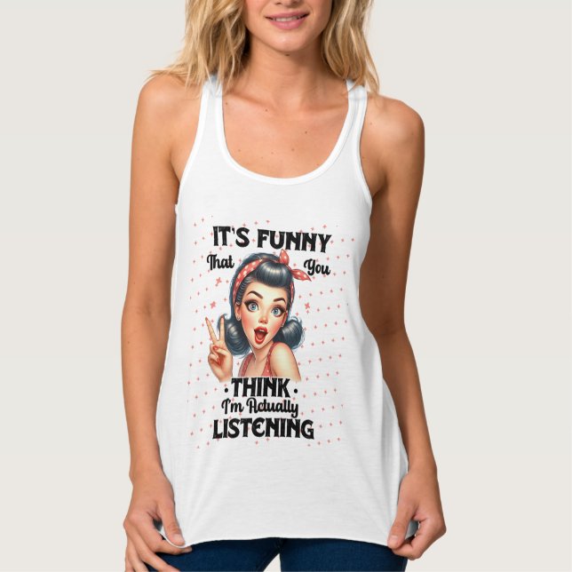 Sarcastic Funny Quote Girls Thing  Singlet (Front)