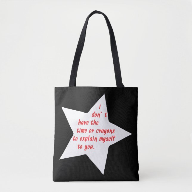 Sarcastic Funny Sayings and Quotes Salty Sarcasm Tote Bag (Front)