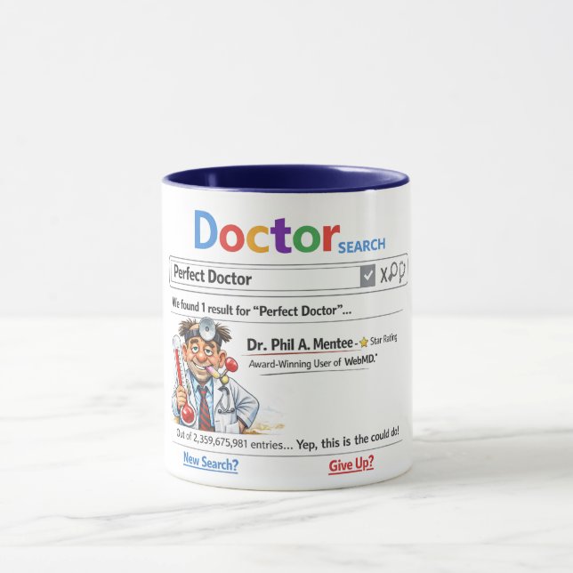 Sarcastic Funny Worst Doctor Mug (Center)