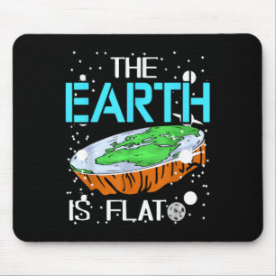 Sarcastic Globe Skeptic Joke For Galaxy Fans  Mouse Pad