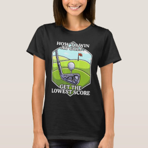 Sarcastic Golf Inspired Golf Sarcasm Related Golf T-Shirt