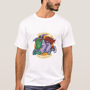 Sarcastic Halloween Costume Witch Vaccine T-Shirt