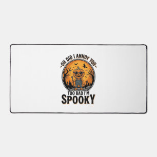 Sarcastic Halloween Shirt Funny Haunted Graveyard  Desk Mat