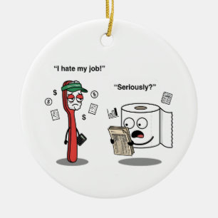Sarcastic Humor Accountant Funny Sassy Meme Ceramic Tree Decoration