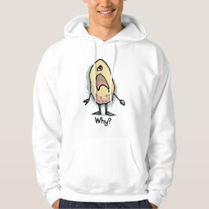Sarcastic Humor Why? Artwork - Trendy Design Hoodie