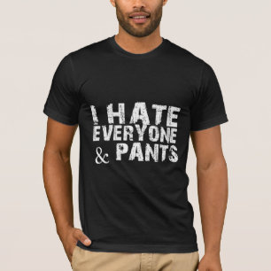 Sarcastic Humour T-Shirt – Introvert Lazy Outfit