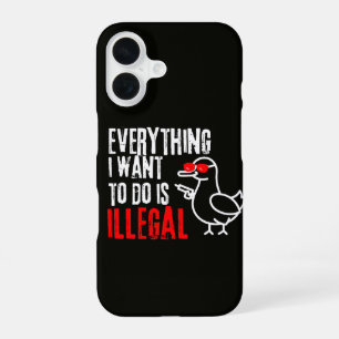 Sarcastic Meme Animal iPhone 16 Case