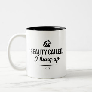 Sarcastic Morning Quotes Two-Tone Mug