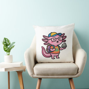 Sarcastic Nerd Axolotl I Axolotl Questions Meme Cushion