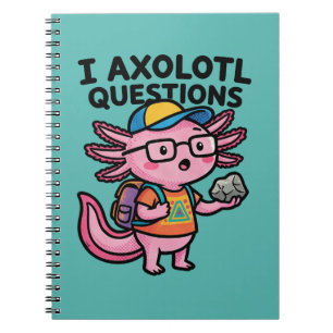 Sarcastic Nerd Axolotl I Axolotl Questions Meme Notebook
