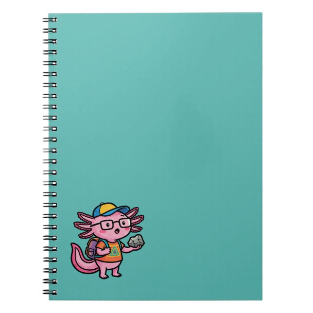 Sarcastic Nerd Axolotl I Axolotl Questions Meme Notebook (Front)